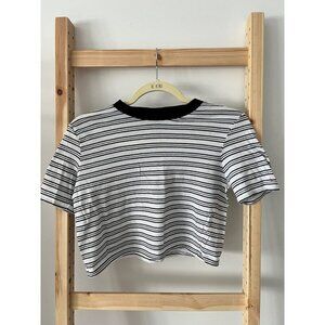 Simons Miyu Crop Striped Tee Organic Cotton ( XS )